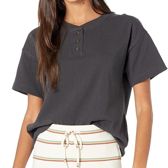 Madewell Short Sleeve Costa Mesa Henley Sz Small - Picture 1 of 4